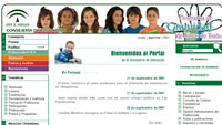 Página Web de la Consejería de educación. Junta de Andalucía.
