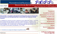 Página Web de la Delegación del Rector para la Integración de Personas con Discapacidad.